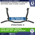 thumbnail image 6 of Ceiling Mount Pull Up Bar w/ Reverse Risers, 6 of 8