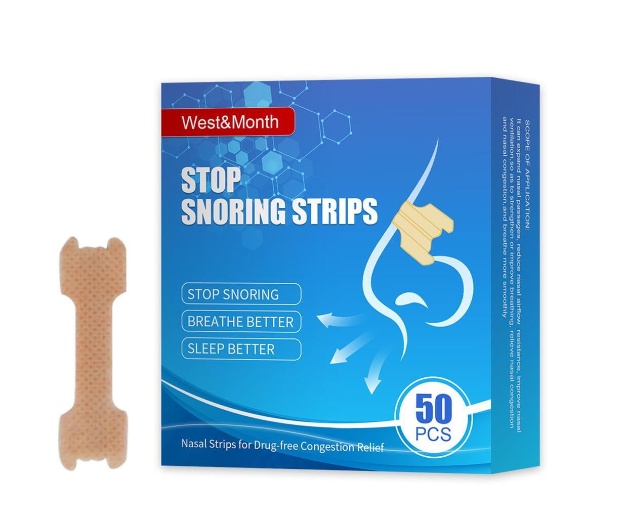 Nasal Strips for Snoring, Large 50 Pack - Extra Strength Anti Snoring Solution for Men, Women - Sleep Right, Snore Less