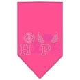 thumbnail image 5 of Pet and Dog Bandana Rhinestone, "Peace Love Hope Breast Cancer", 5 of 10