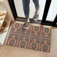 thumbnail image 2 of Red Ethnic Geometric Pattern Door Rugs,Washable Non Slip Door Mats Indoor,Decorative Door Mats,Entry Mat Indoor for Entrance,Bedroom,Kitchen,Bathroom,16"x24", 2 of 6