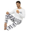 thumbnail image 4 of Men's panda-print casual long-sleeved long pants pajama set - suitable for both at-home wear and for wearing outside., 4 of 6