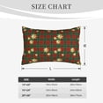 thumbnail image 3 of Fotbe Checkered With Golden Stars Pillow Cases - Envelope Closure - Luxury, Extra Soft, Cooling Pillow Covers - Wrinkle, Fade, Stain Resistant-16"x24", 3 of 8