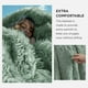 thumbnail image 4 of Manta Bedsure Fuzzy Sherpa de piel sintética, tamaño doble, color verde salvia, 4 of 8