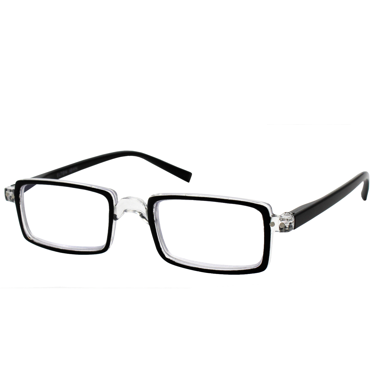 Elton John Pop Specs Reading Glasses Black/Crystal Bullet 3.00