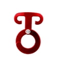 thumbnail image 1 of 4 Pcs Piquet de Tente de Camping Extérieur Corde Réglable en Aluminium Crochet pour Camping Randonnée Activité Extérieure (Rouge), 1 of 5