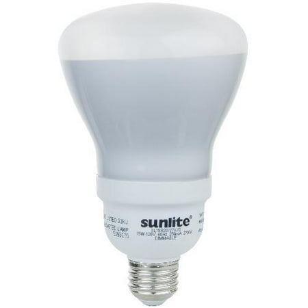 Cfl Reflector - SUNLITE 15W 120V R30 Warm White CFL Dimmable Reflector Light Bulb