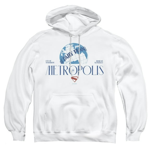 Superman 2025 Metropolis Adult Pull-Over Hoodie