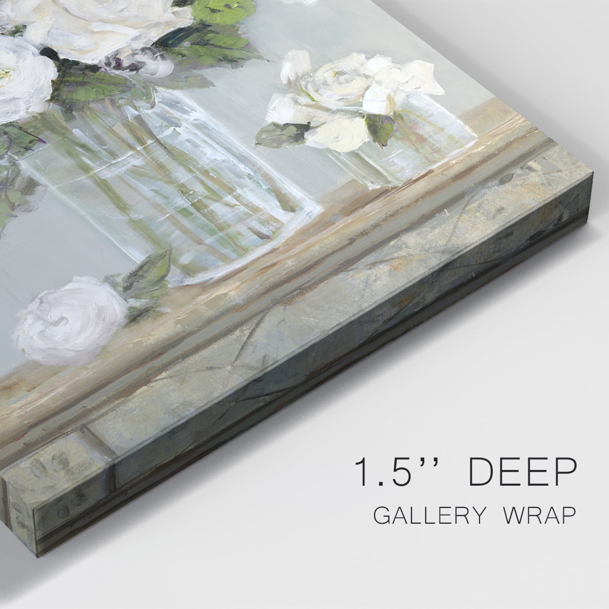 Cottage Whites Premium Gallery Wrapped Canvas - Ready to Hang