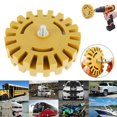 thumbnail image 2 of EIMELI X  Heavy Duty Rubber Eraser Wheel 4” Inch Pad   Adhesive Remover  Vinyl Decal  Graphics Removal Tool, 2 of 7