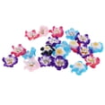 thumbnail image 3 of maskred 20 Assorted Color Flower Polymer Clay Beads Findings Jewelry Making 12mm 1Set, 3 of 6