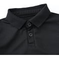 thumbnail image 4 of Fall/Winter Boys Long Sleeve Polo Cotton Uniform Shirt Top(Size:9-10 Years), 4 of 8