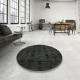 thumbnail image 4 of Ahgly Company Machine Washable Indoor Rectangle Industrial Modern Light Black Area Rugs, 7' x 10', 4 of 7