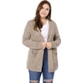 thumbnail image 4 of GRACE & GRANDEUR Women's Plus Size Long Sleeves Sweater Cardigan, 4 of 7