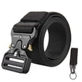 thumbnail image 2 of KingMoore Men's Tactical Belt Heavy Duty Webbing Belt Adjustable Military Style Nylon Belts with Metal Buckle KingMoore KingMoore, 2 of 2