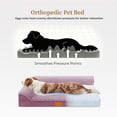 thumbnail image 5 of Exclusivo Mezcla Orthopedic Dog Bed with Washable Cover 30"x20", Jacquard Fluff Pet Sofa Bed with 2-Sided Bolsters for Small Dogs, Purple, 5 of 9