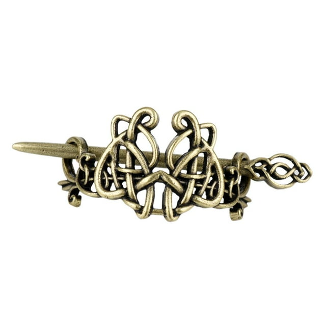 Clips de pelo celta horquilla BLESIY para Mujeres nudos de cabello Bronce antiguo