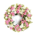 thumbnail image 3 of Corona de flores artificiales, guirnalda para puerta, corona rústica para puerta principal, corona de flores 45x45x8cm, 3 of 9