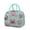 Greenish-blue-46, variant on Lunch Bag Lunch Box for Women Reusable Insulated Lunch Bags,Water-Resistant Cute Mini Red Crab Cooler Lunch Tote Bag, Large Capacity for Work Travel Picnic