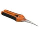 thumbnail image 2 of Tijeras de precisión para podar jardines con hojas de acero inoxidable. naranja curvo, 2 of 8