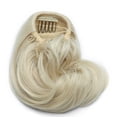 thumbnail image 3 of Chouchou Classique à Clipser en Forme de Beignet, Extension de Cheveux avec Cordon de Serrage, 3 of 6