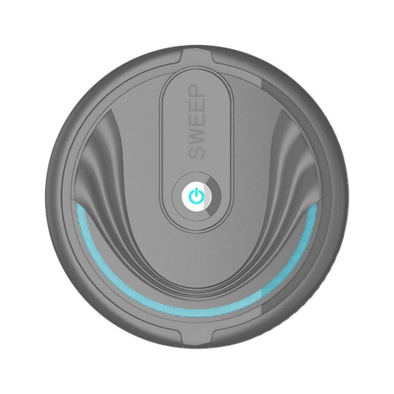 Partheme Novelty Toys 1 Counts Kids Holiday Gifts Smart Robot Toy Vacuum Cleaner Auto Floor Cleaning Toy Play With Children And Pet Gray