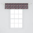 thumbnail image 2 of Ambesonne Hipster Window Valance, Music Theme Instruments, 54" X 12", Multicolor, 2 of 3