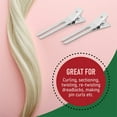 thumbnail image 5 of Metal Double Prong Hair Clips Set of 50 - Hair Styling Clips for Salon and Barber, 5 of 5