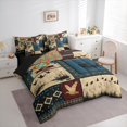 thumbnail image 3 of Homewish Country Mallard Duck 7 Pieces Bedding Comforter Set,Ancient Aztec Boho Full Bedding Set,Hunting And Fishing Fitted Sheet Flat Sheet For Men Women,Ultra Soft Home Decor Reversible, 3 of 8