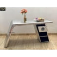 thumbnail image 2 of NauticalMart Aviator Airplane Wing Desk Aluminium Table Aviator Home Office Living Room Furniture (68 Inches), 2 of 5