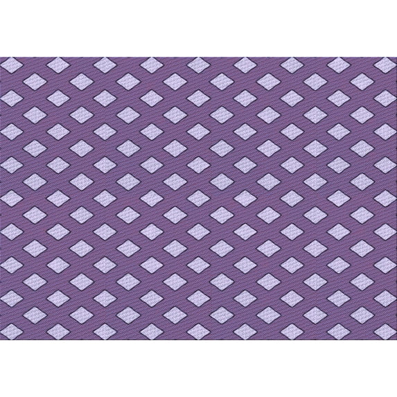 Ahgly Company Machine Washable Indoor Rectangle Transitional Purple Mimosa Purple Area Rugs, 2' x 4'