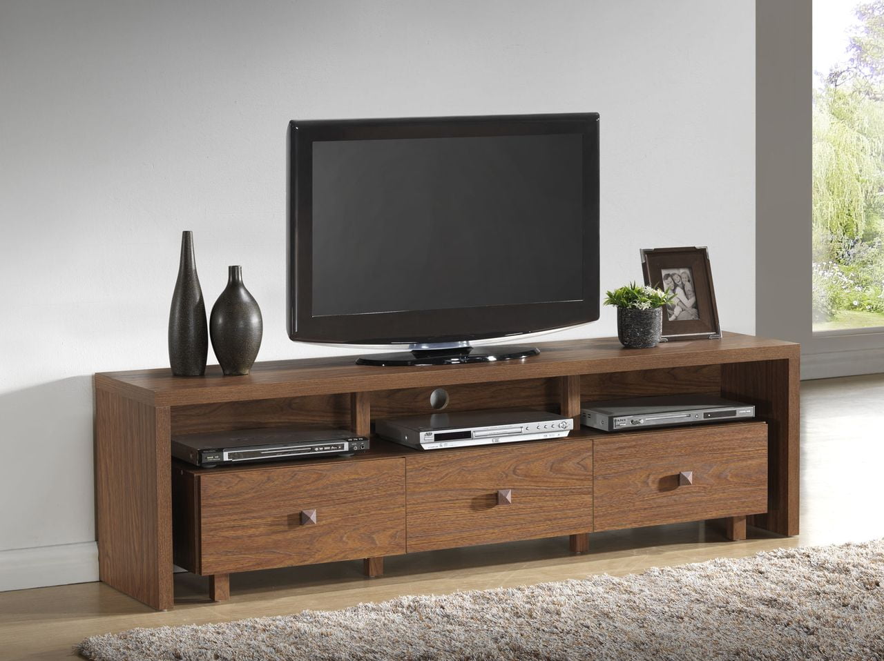 Techni Mobili Palma TV Cabinet for TVs up to 75", 3-Drawer ...