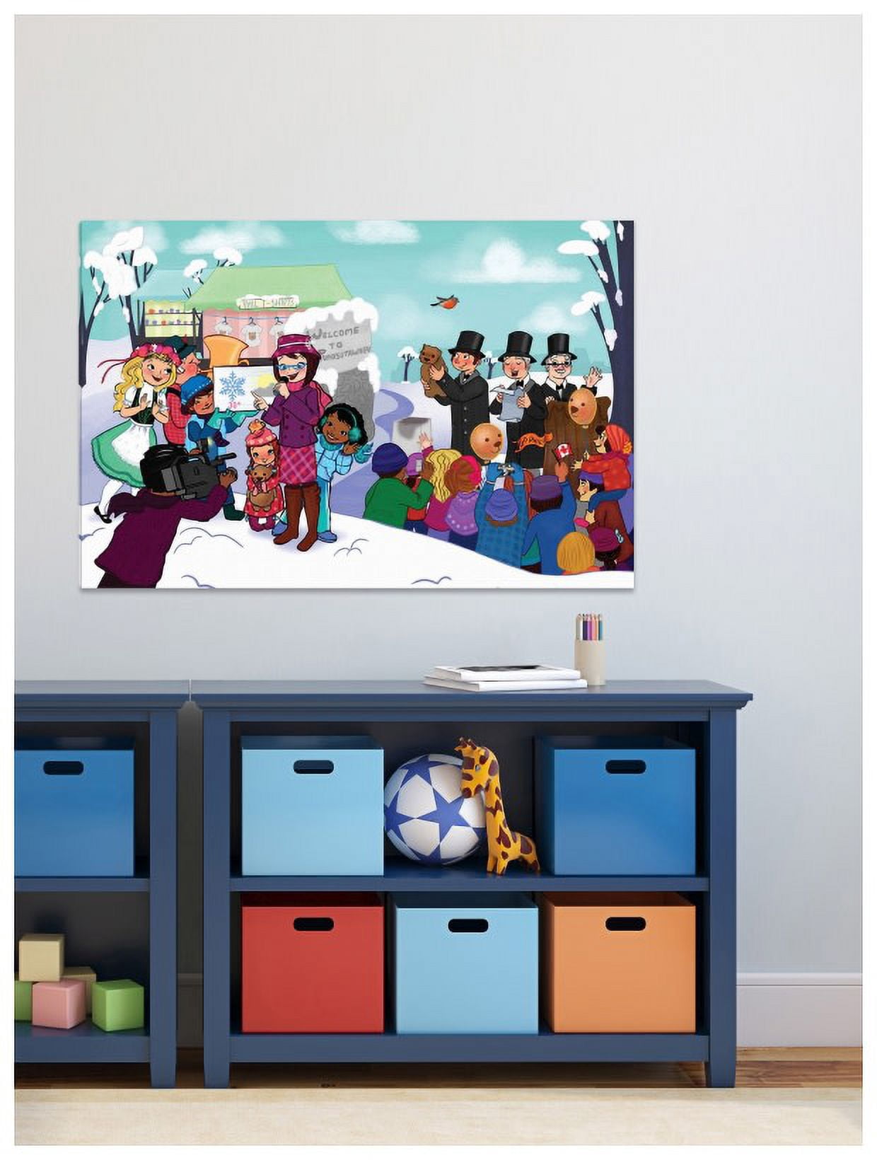 Marmont Hill "Welcome To" by Curtis Painting Print on Canvas