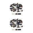 thumbnail image 4 of Wweixi Handmade English Labels Tags Trendy and Versatile Cloth DIY Clothes Sewing Craft Accessories Handmade Crown Print 120 Pcs 2Set, 4 of 6