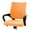 Orange, variant on ZenCart Computer Chair Cover Split Stretchy Office Chair Cover Universal Desk Task Chair Cover Fitted Slipcover for Home Office Rotating Chair