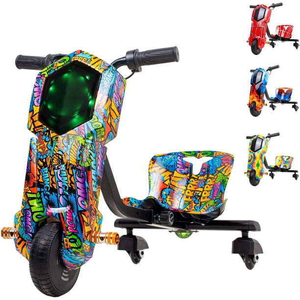 Scooter Infantil con 3 Ruedas Luces LED Patin del Diablo para Niños Resistente 3 A 10 Años Scooters Resistente con Altura Ajustable Monopatin para Niños
