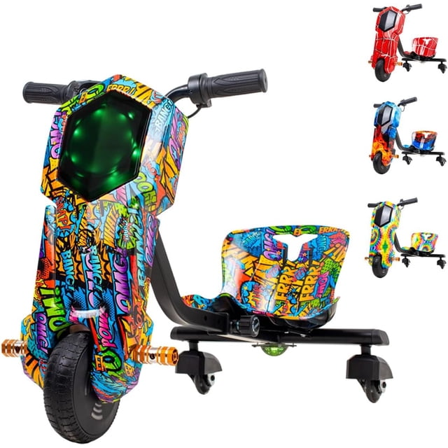 Scooter Infantil con 3 Ruedas Luces LED Patin del Diablo para Niños Resistente 3 A 10 Años Scooters Resistente con Altura Ajustable Monopatin para Niños