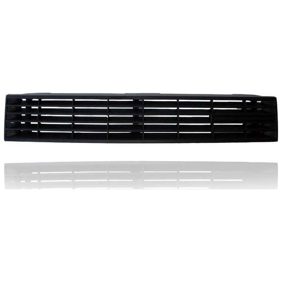 Grille - Compatible/Replacement for '88-89 Hyundai Excel - Main Upper Black Frame Insert, Emblem Provision - 8635021191SD