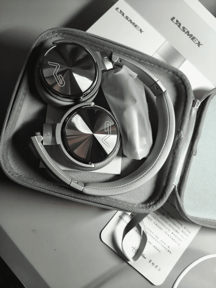 Lasmex HB-65s Wireless Bluetooth Headphones, Over-Ear Portable Headset with Deep Bass & Stereo Sound