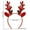 Red-RD-home supplies, variant on LEFTHIGH Home Christmas Ornament Adult Children Hair Accessories Gold Antler Headband Headdress Loose Powder Antler Headband Christmas Kitchen Decor