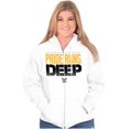 thumbnail image 3 of United States Navy Pride Runs Deep Unisex Plus Size Zip Hoodie Brisco Brands 2X, 3 of 5
