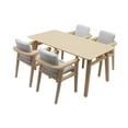 thumbnail image 2 of Juego de mesa y sillas para casa de muñecas Muebles en miniatura Colecciones de accesorios para casa de muñecas 57x28x25 pulgadas, 2 of 9