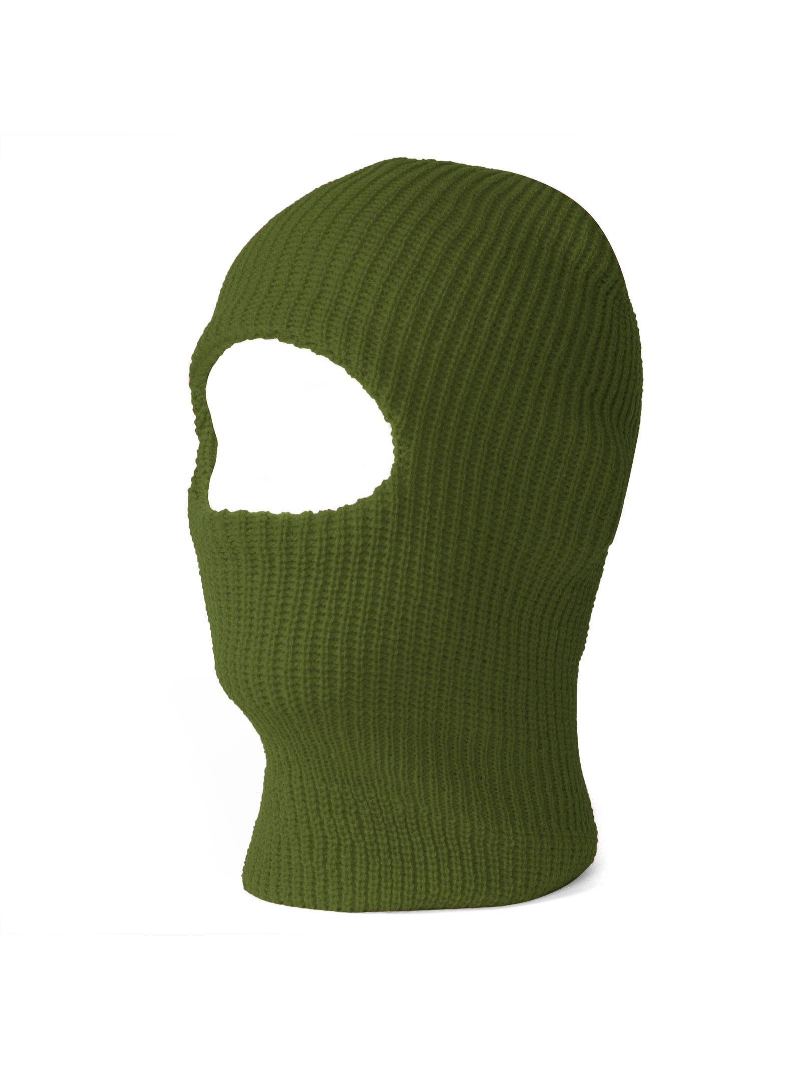 TopHeadwear Face Ski Mask 1 Hole Olive by TOP HEADWEAR
