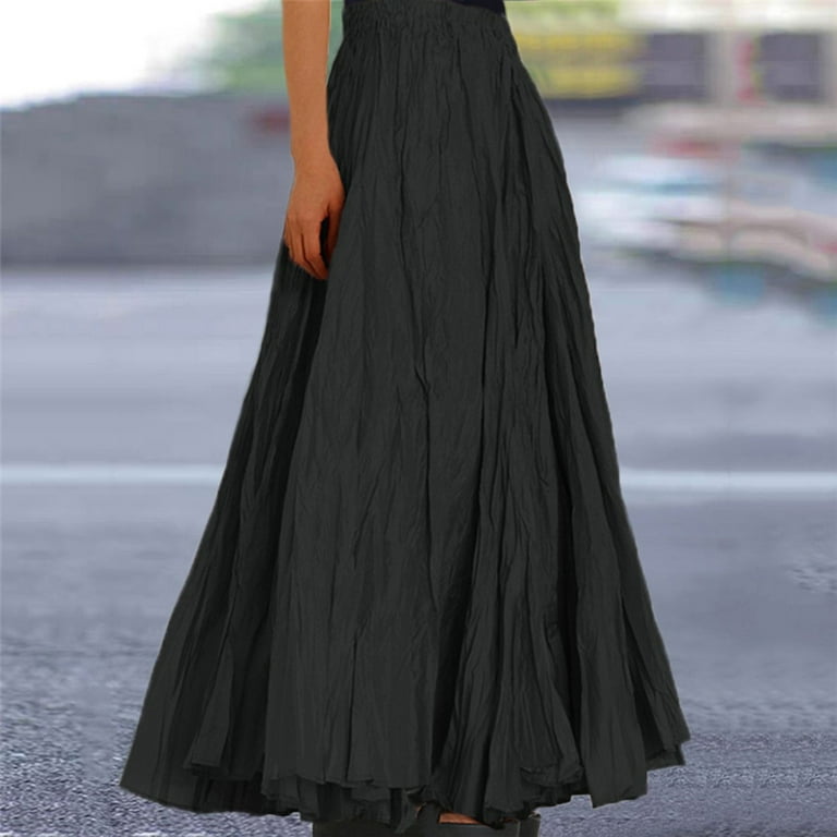 long cotton skirt