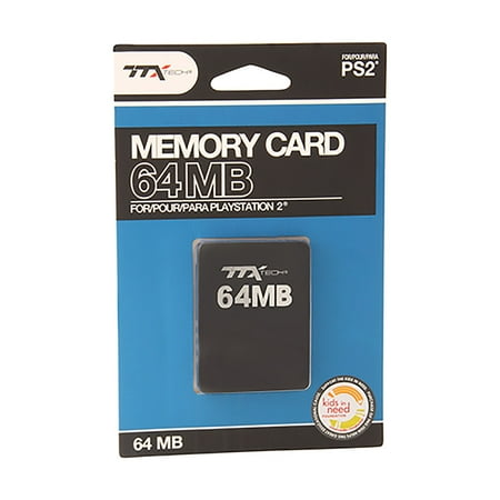 TTXTECH 64MB Memory Card For Sony PlayStation 2