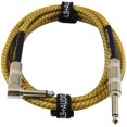 thumbnail image 1 of Cable de instrumentos GLS Audio recto a ángulo recto de 1/4 6 pies, 1 of 9
