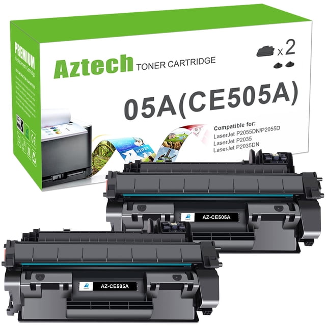 Cartucho de tóner Aztech compatible para HP CE505A 05A negro
