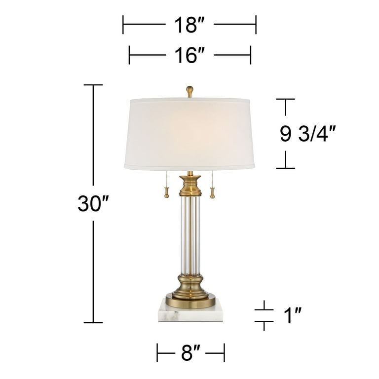 Vienna Full Spectrum Rolland Traditional Table Lamp 30 Tall