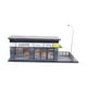 thumbnail image 2 of Vitrina para maquetas de coches a escala 1/64, caja de presentación, diorama arquitectónico de cafetería con luz, organizador de maquetas para escenas Estilo B, 2 of 5