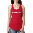 thumbnail image 1 of Artix - Women's Racerback Tank Top - Cowboys, 1 of 5