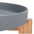 thumbnail image 5 of SAFAVIEH Charlen Outdoor Patio Round Side Table, Natural/Grey, 5 of 8